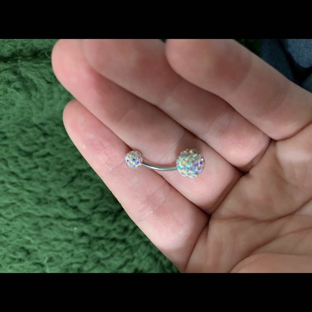 Never worn belly button rings still in packaging